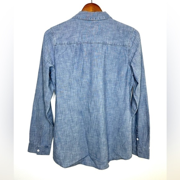 J Jill chambray button down tunic top - Picture 2 of 4